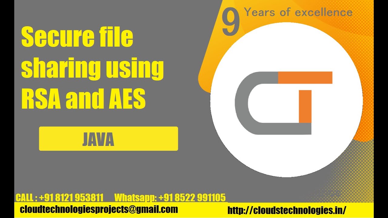 cloudtechpro's tweet card. Secure File Storage using Hybrid Cryptography | Cloud Technologies |...