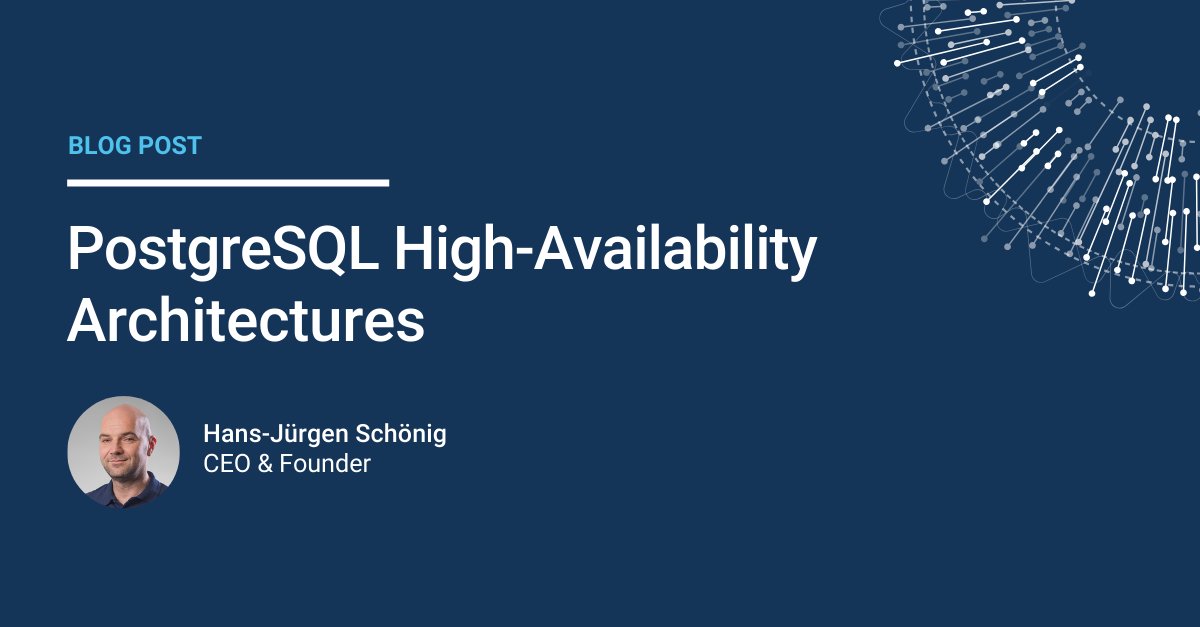planetpostgres's tweet card. This blog describes PostgreSQL performance tuning with Patroni for high availability. You can explore multiple scenarios and learn more.