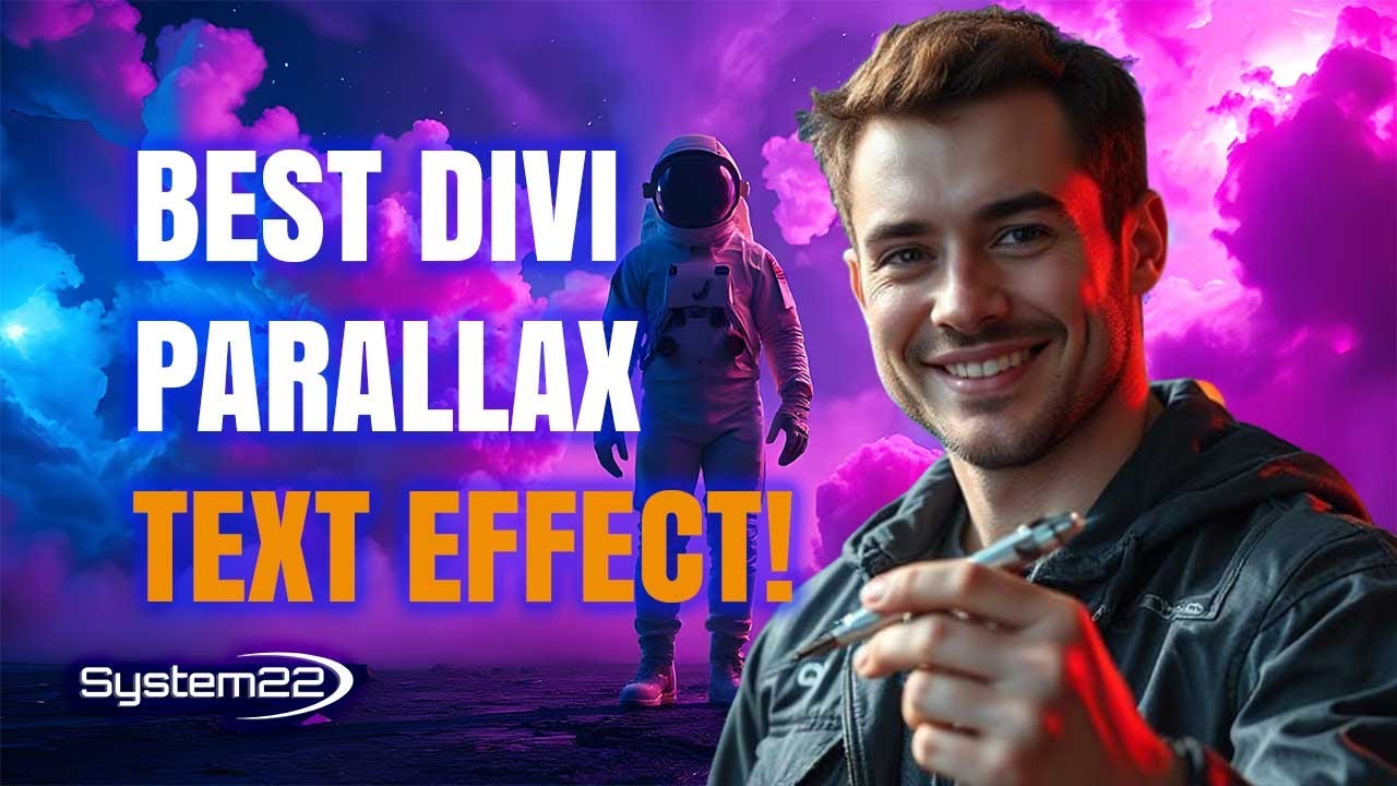 22ITSolutions1's tweet card. Huge, Bold, and Animated! The Best Divi Parallax Text Effect Yet!