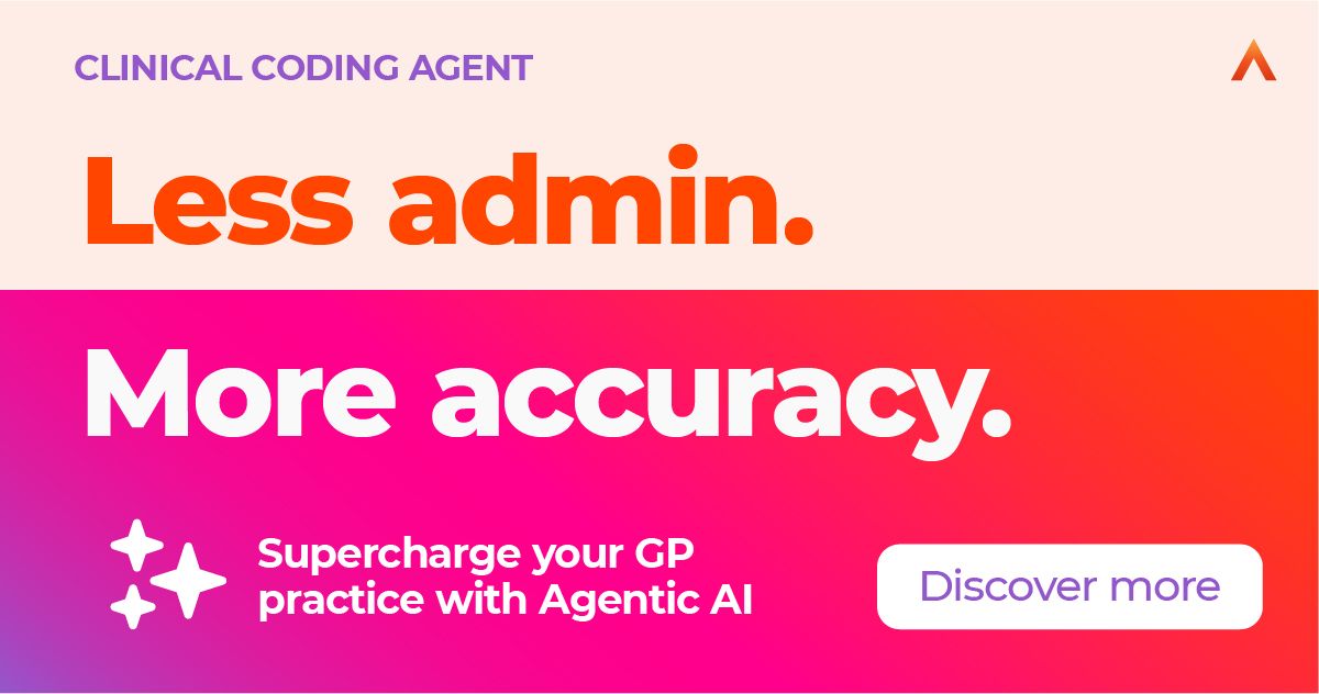 chameleonshoes's tweet card. ⏱️ Manual clinical coding can slow down your GP practice and increase the risk of errors. With OneAdvanced Clinical Coding powered by Agentic AI, you get faster, more accurate results and more time...