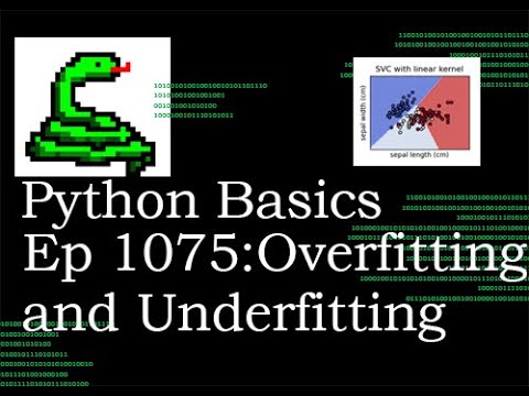 Python_Basics's tweet card. Python Basics Tutorial Underfitting and Overfitting || Machine...