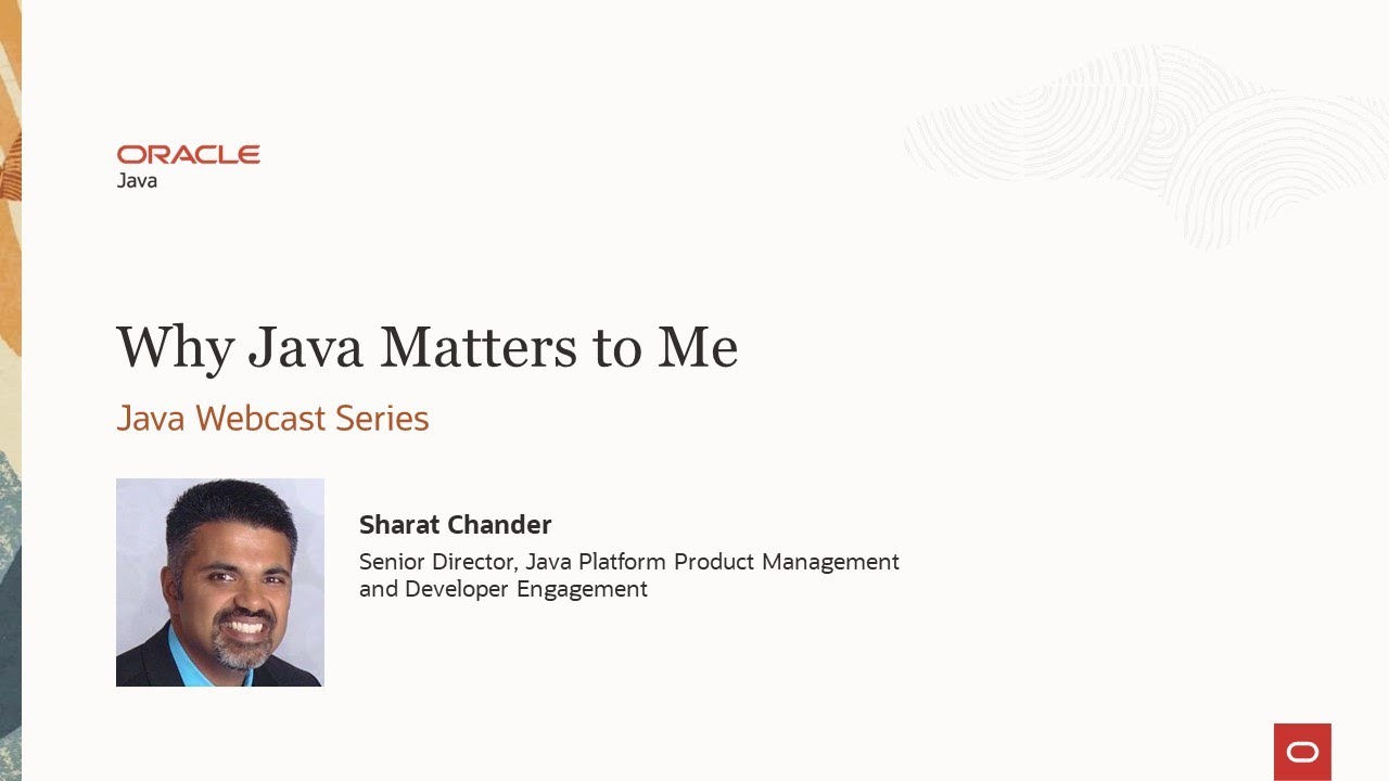 Sharat_Chander's tweet card. Why Java Matters to Me