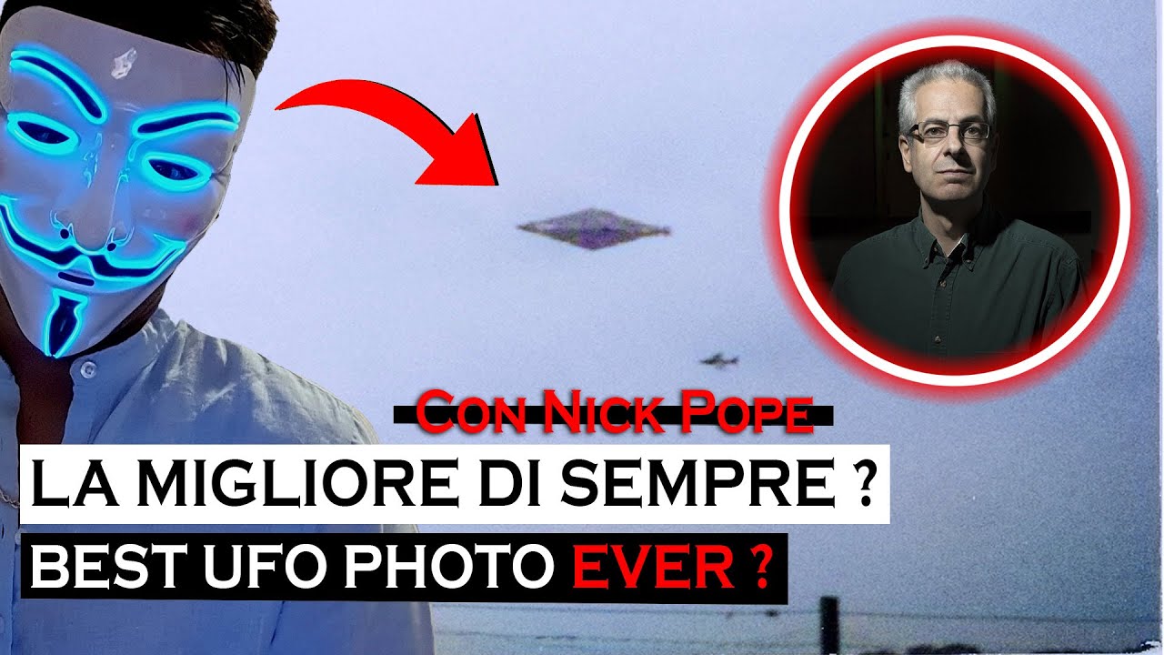 nickpopemod's tweet card. UFO - LA FOTO DEL SECOLO ? (Con Nick Pope)