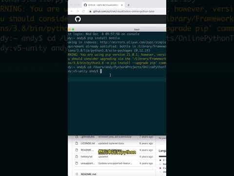 fengchunlongan1's tweet card. [1分钟学python]Python代码可视化工具 #pythonessperspective #coding #pythonforb...