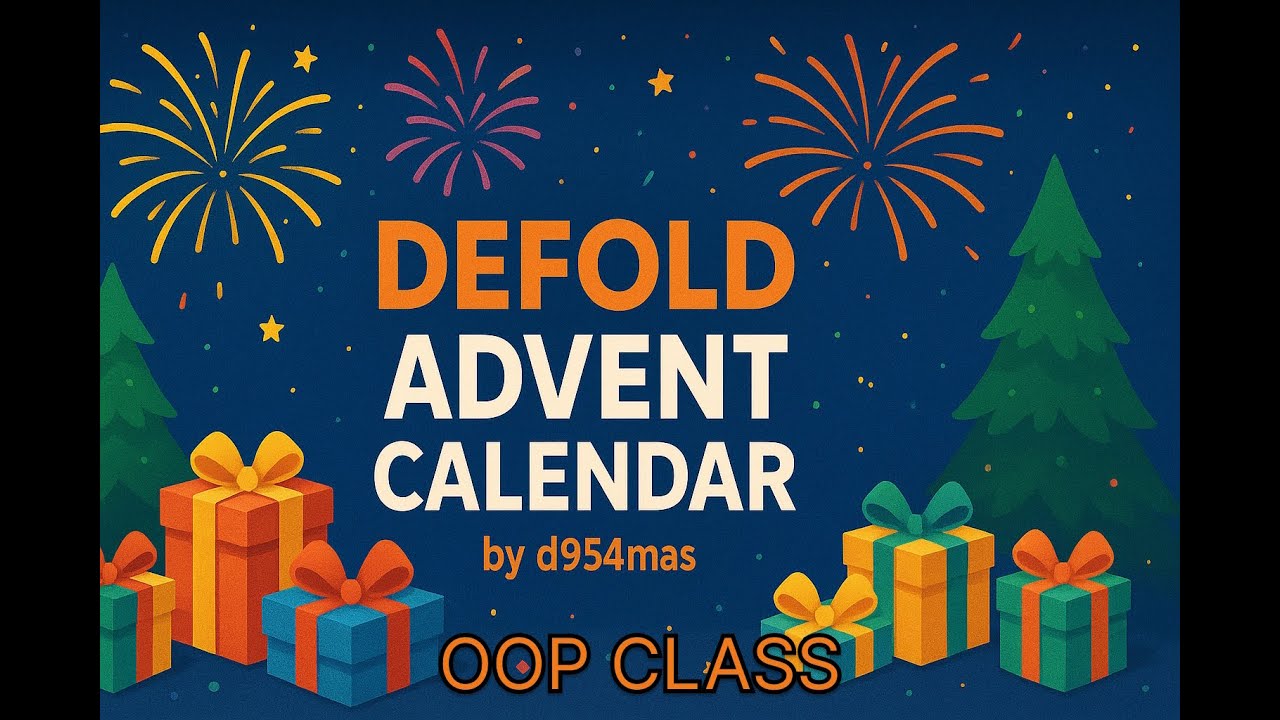 d954mas's tweet card. DAY 3. Advent Calendar 2025 by d954mas (lua-class)