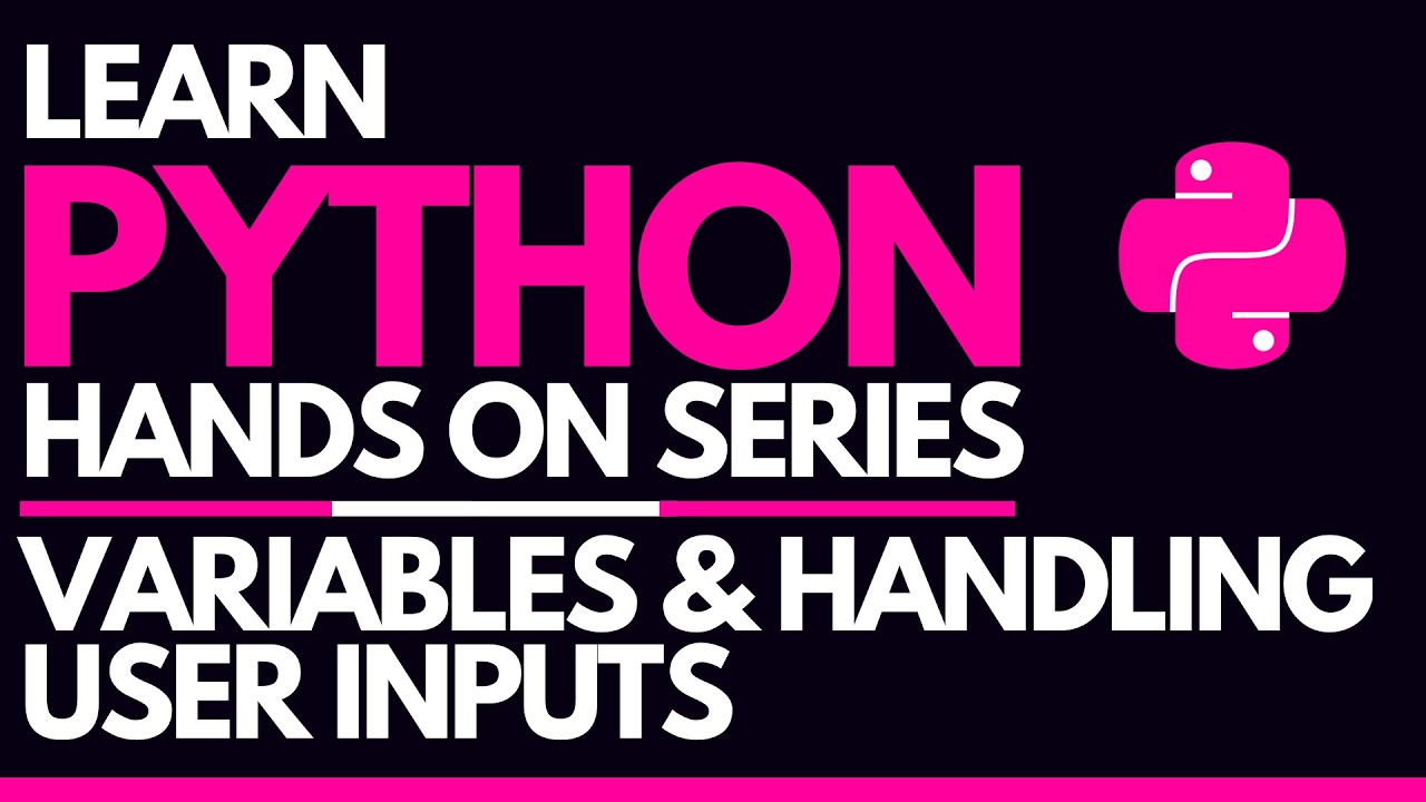 PyGaurav's tweet card. #3 - Understanding Python Variables & Handling User Input