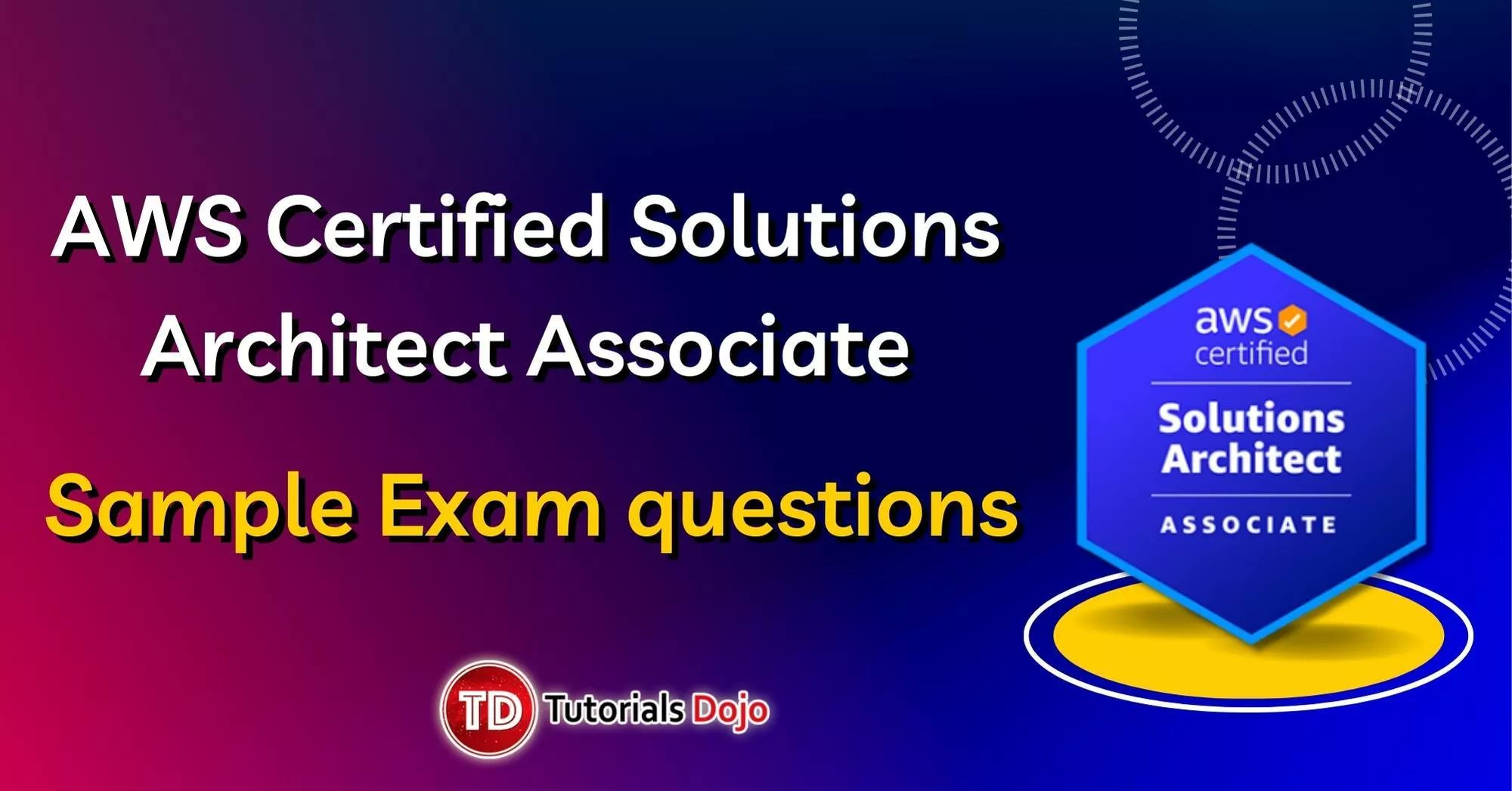tutorialsdojo's tweet card. Here are 10 AWS Certified Solutions Architect Associate SAA-C03 practice exam questions to help you gauge your readiness for the actual exam. Question 1 A tech company has a CRM application hosted on...