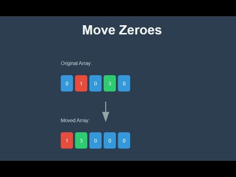 Bharathsimha159's tweet card. Move Zeroes - Efficient Solution Python | Telugu