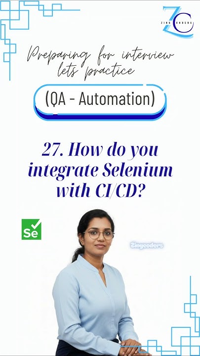 zingcoder's tweet card. Day 27 | Java Selenium Interview QA | How Do You Integrate Selenium...