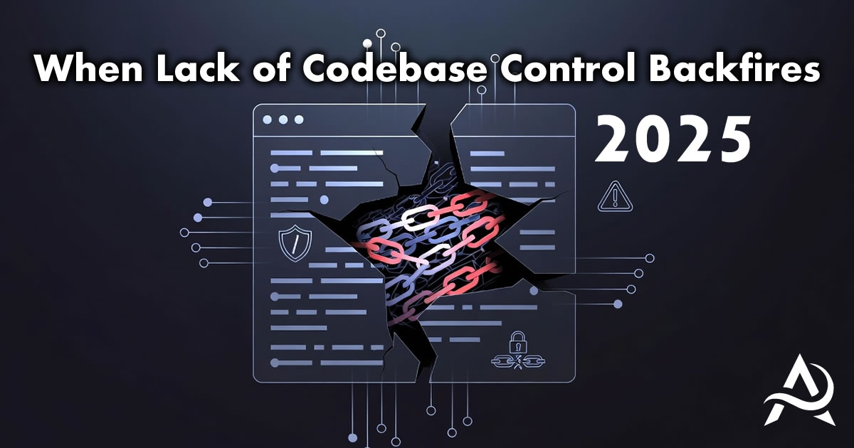 weProgramIT's tweet card. In 2025, npm worms, PyPI malware, and AI-platform flaws exposed the hidden cost of not having codebase control. A wake-up call for every framework user.