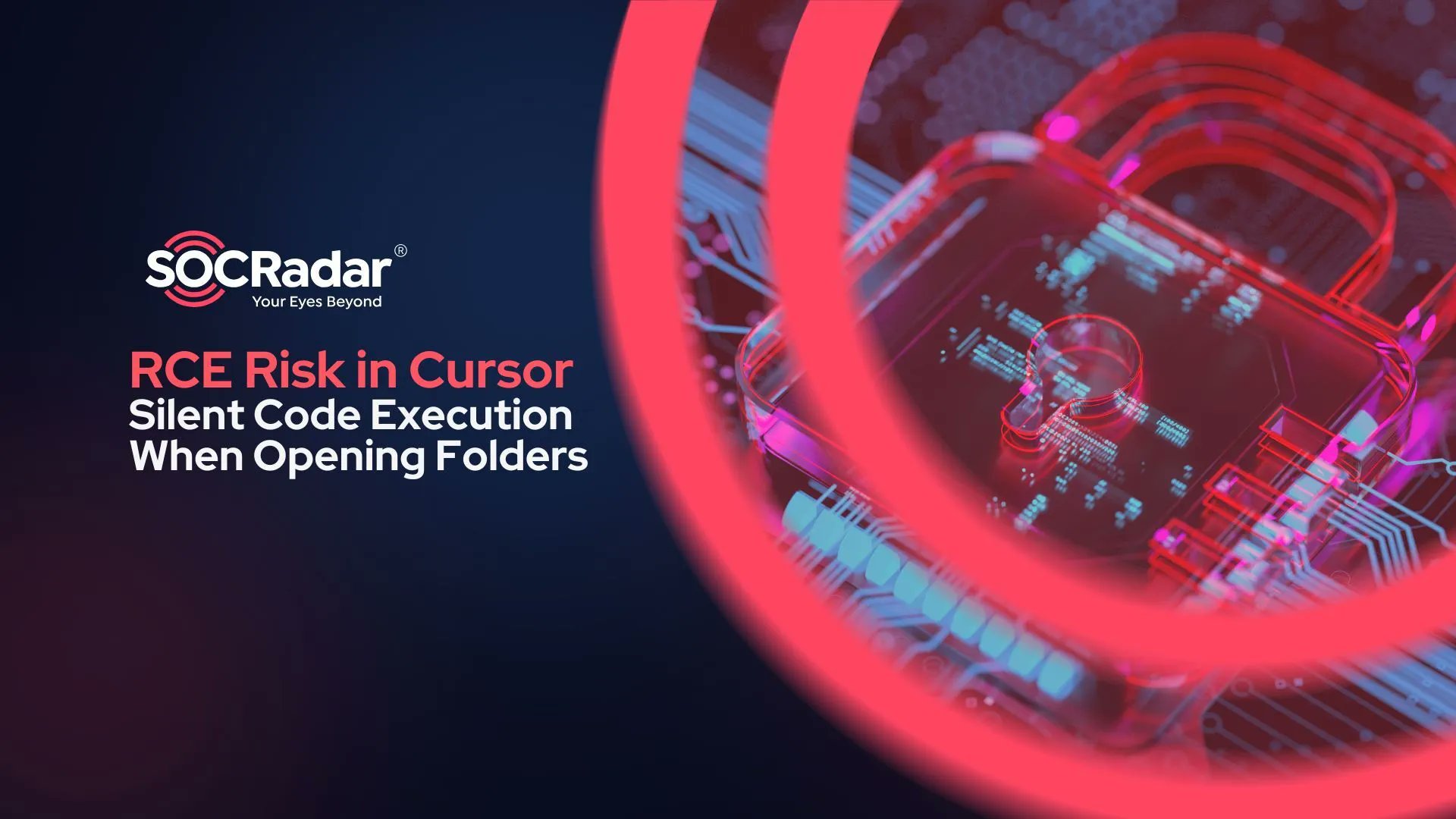 socradar's tweet card. The vulnerability stems from Cursor disabling a key Visual Studio Code security feature called Workspace Trust. This feature exists to prevent...