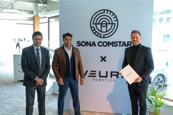 TimestechBuzz's tweet card. Sona BLW Precision Forgings Ltd., a global leader inmobility technology solutions, has signed a MOU with NEURA Robots and Humanoids