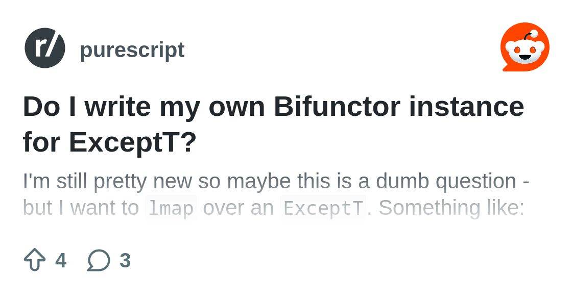purescript's tweet card. Explore this post and more from the purescript community
