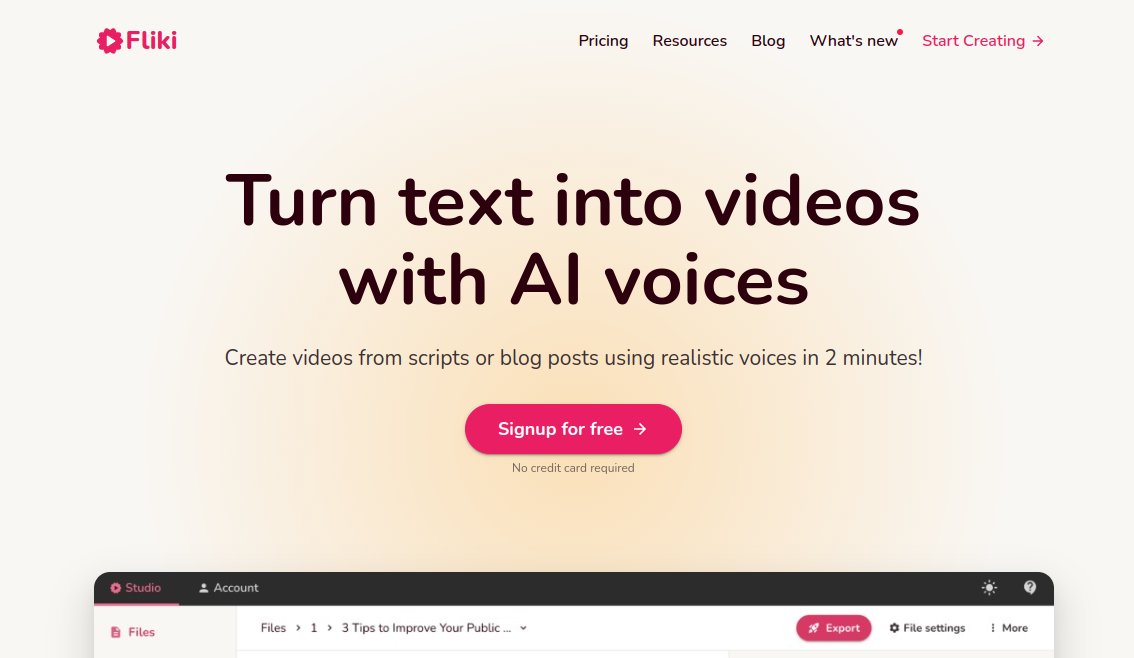 devopscoding's tweet card. Fliki.ai: Unlocking the Power of AI for Image and Video Recognition