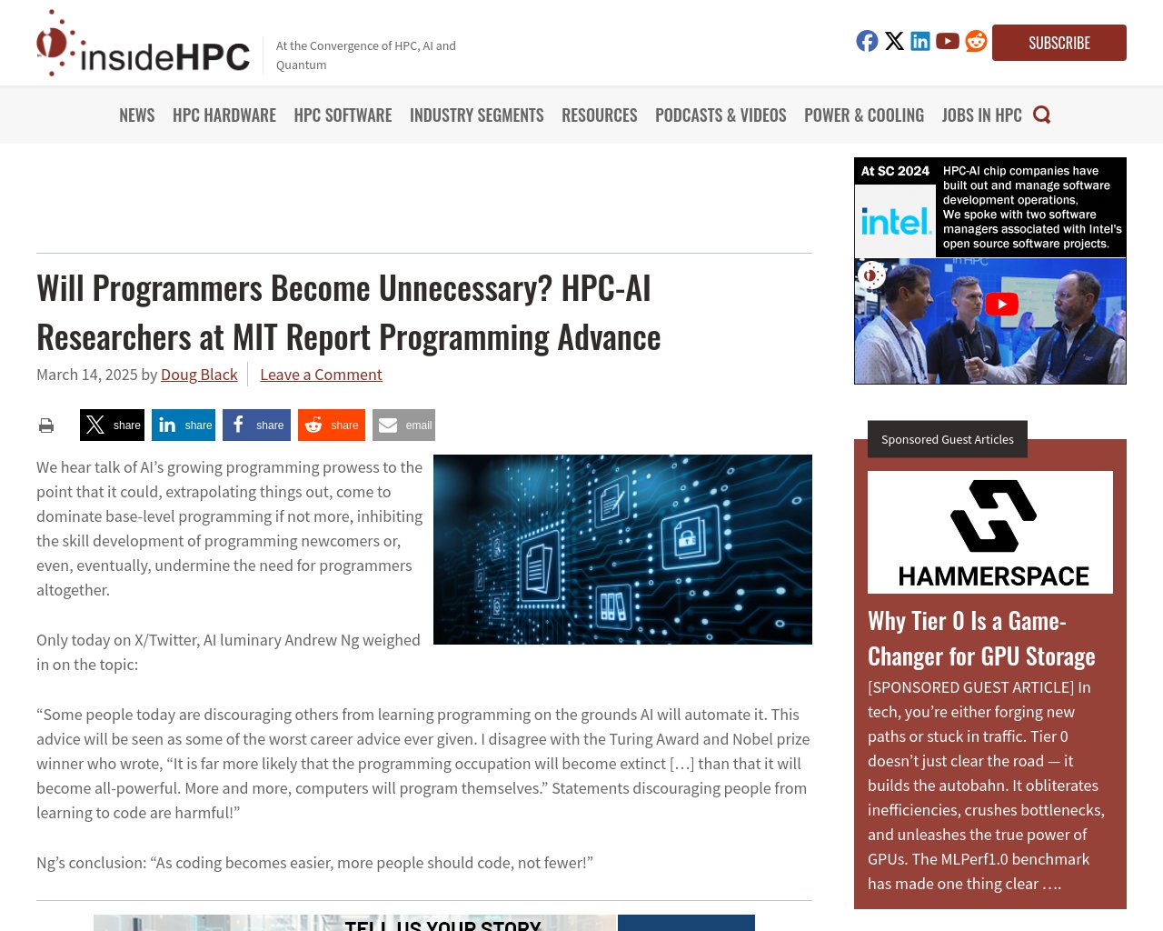 managetech_inc's tweet card. AIがプログラミングにおいてますます優れた能力を持つようになり、基本レベルのプログラミングを支配する可能性があ