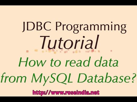 RoseIndiaNet's tweet card. JDBC Tutorial: How to read data from MySQL Database?