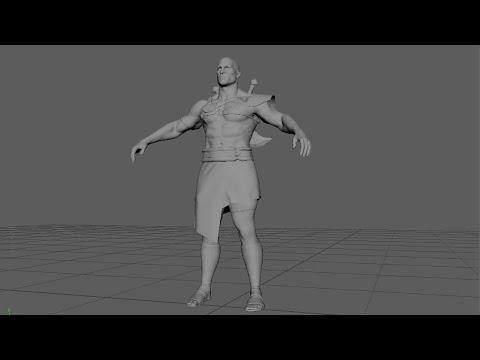 BaryonixStudios's tweet card. KRATOS WORK IN PROGRESS | GOD OF WAR UNOFFICIAL REMAKE