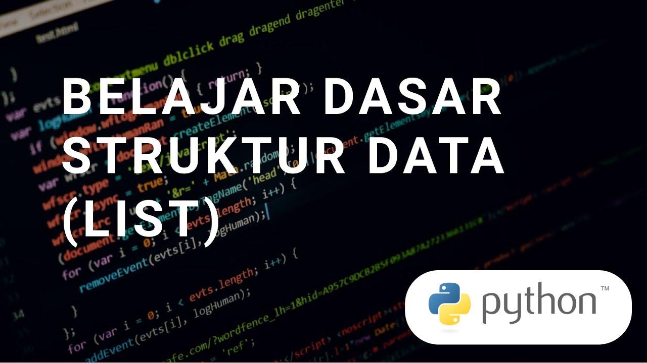 drayanaindra's tweet card. TUTORIAL PYTHON - STRUKTUR DATA (LIST) 1/4