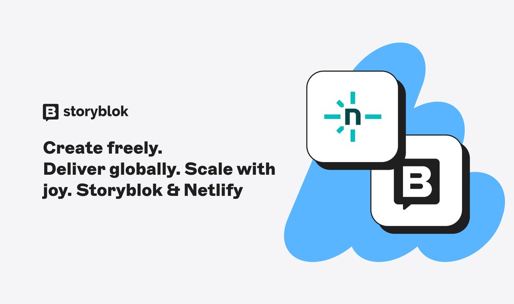 storyblok's tweet card. A great CMS deserves great hosting. Storyblok and Netlify unite content and delivery so teams go live in seconds, not weeks — faster, safer, simpler.