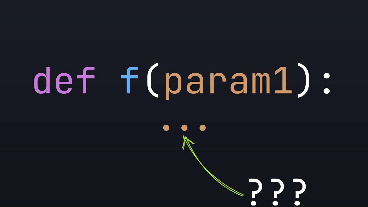 data_question's tweet card. How you can use triple dots in python