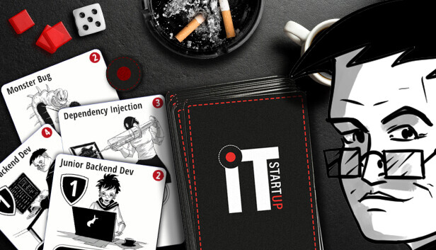 M_Kadukowski's tweet card. A dev themed Roguelike Deckbuilder. Play Developer Cards, upgrade them and watch out for burnout! Sabotage your opponents or steal their Developers. Craft a unique deck and squeeze out your employees...