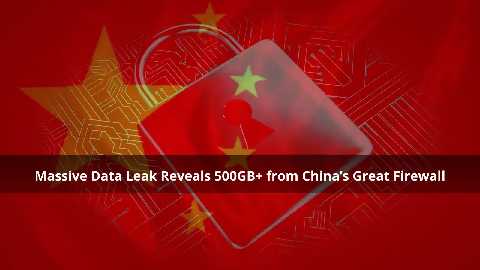 frenzycoder's tweet card. A massive data breach has exposed the inner workings of China’s internet censorship system, with over 500 GB of sensitive documents from the Great Firewall of China (GFW) leaked online on September...