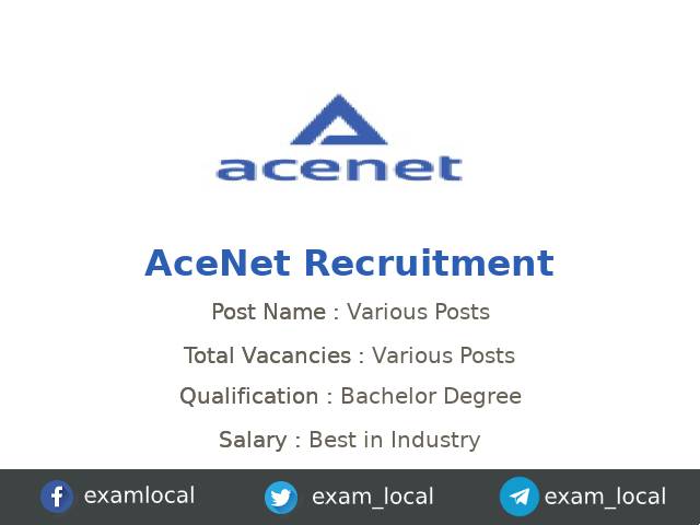 exam_local's tweet card. AceNet Recruitment 2025 - AceNet is recruiting Various candidates for their Python Developer jobs in Bengaluru, Karnataka, India. Before applying for this job