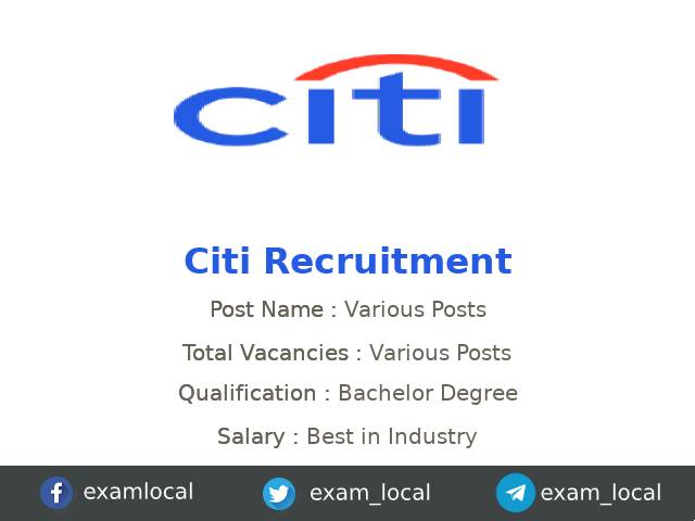 exam_local's tweet card. Citi Recruitment 2025 - Citi is recruiting Various candidates for their Python Developer jobs in Mumbai, Maharashtra, India. Before applying for this job