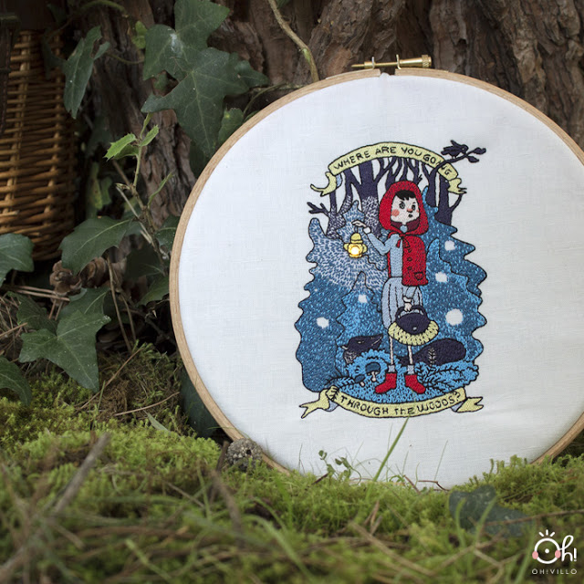 LilyPad_Arduino's tweet card. El Costurero me propuso hacer un electrobordado inspirado en el cuento de la Caperucita RojaEn El Costurero nº7  podéis encontrar un tutorial para hacer este electrobordado inspirado en el cuento d…