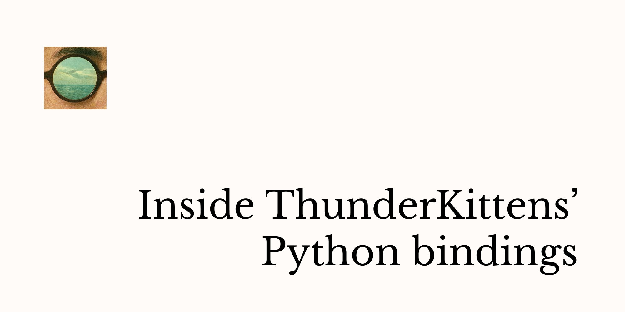 enbaoc's tweet card. how ThunderKittens wraps CUDA kernels for Python