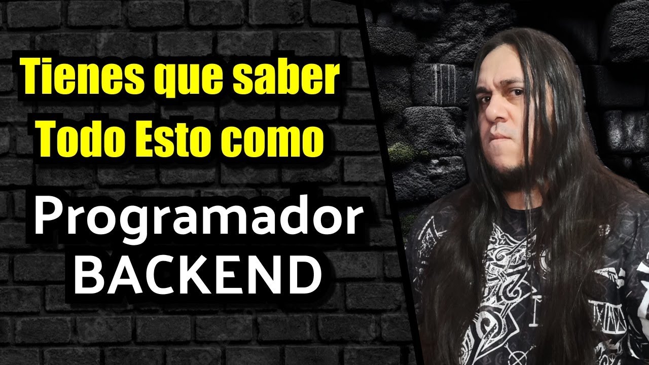 powerhdeleon's tweet card. LO QUE TIENES QUE SABER como Programador Backend (OBLIGATORIO)