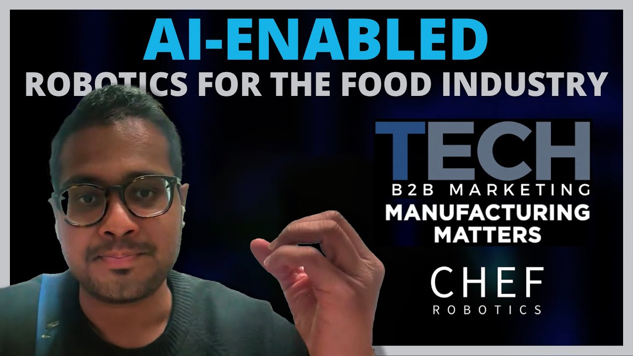 ChefRobotics's tweet card. Episode 112 - Rajat Bhageria, Founder and CEO of Chef Robotics