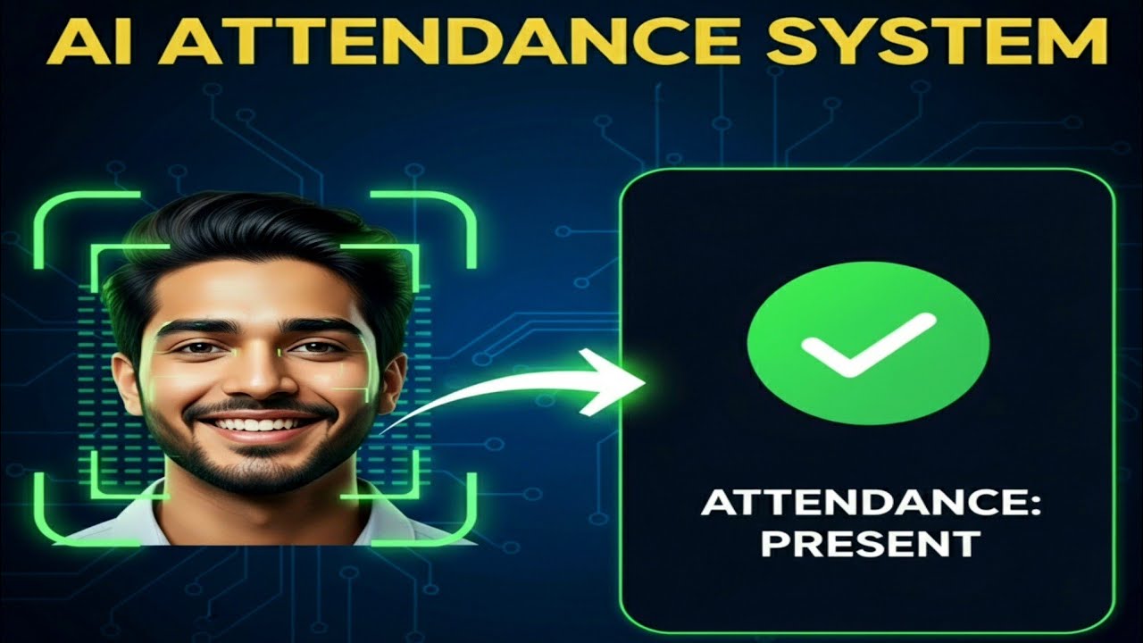 lazycoderonline's tweet card. Face Recognition Attendance System Project | Face Recognition Login...