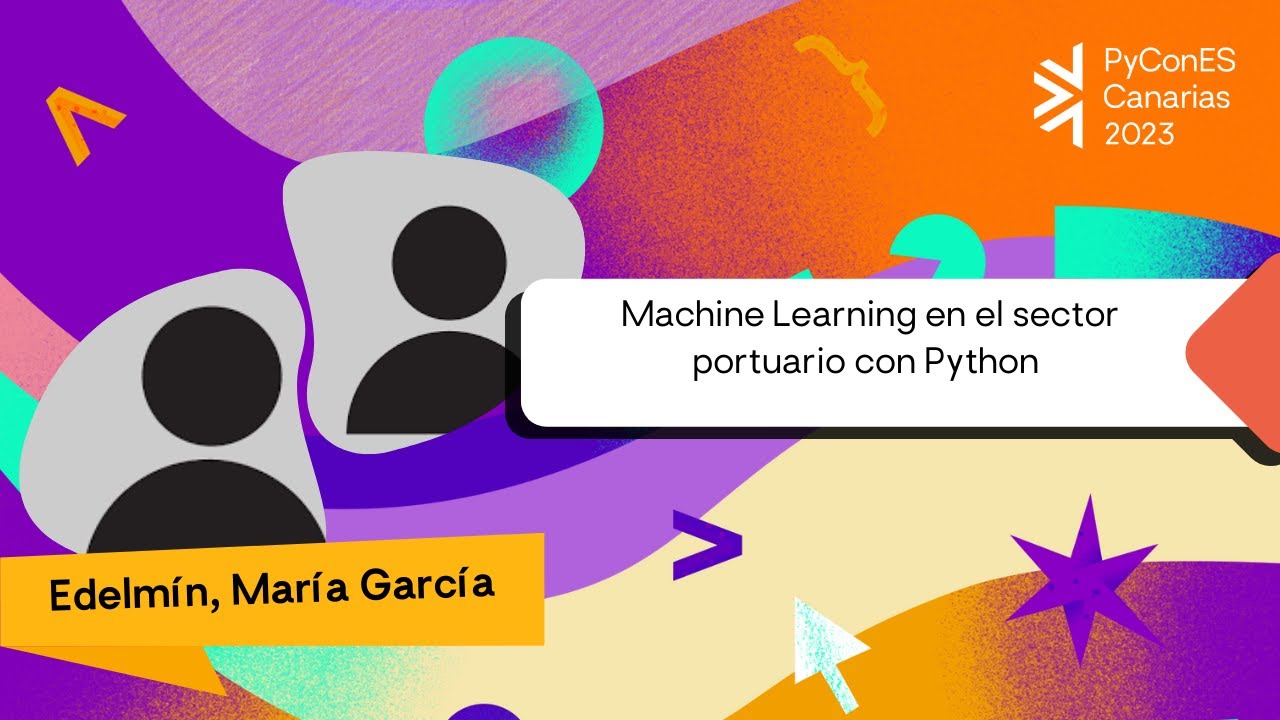 PyConES's tweet card. Edelmín y María del Socorro García Román - Machine Learning en el...