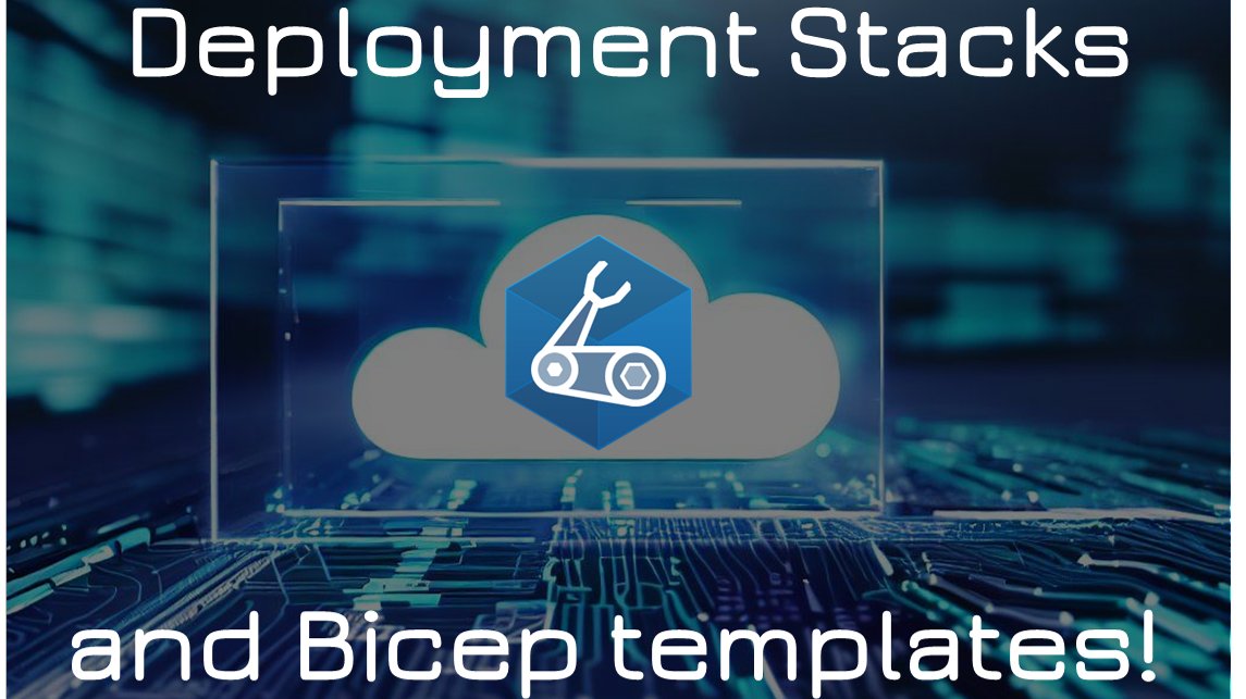 fberson's tweet card. An early look at what is coming very soon with Deployments Stacks in Azure, how to use them, and how this further empowers your Bicep templates! Spoiler alert: it's awesome! 💪 💪 What is the...
