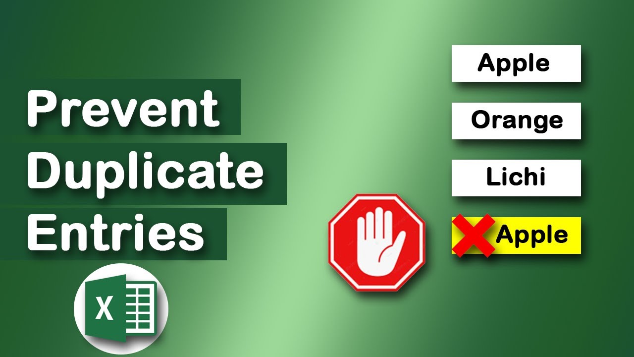 RehanaDhaka1216's tweet card. How to Easily Prevent Duplicate Entries in Excel