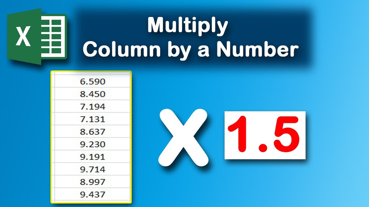 RehanaDhaka1216's tweet card. How to Easily Multiply an Entire Column by a Number in Excel
