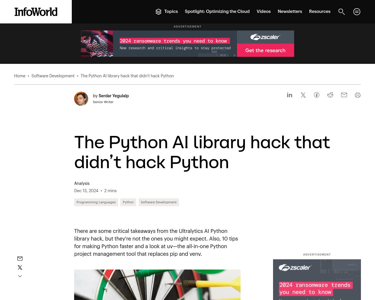 managetech_inc's tweet card. 2024年の最も急成長かつ人気のある言語はPythonであり、Tiobe言語賞を受賞予定。 人気のPython