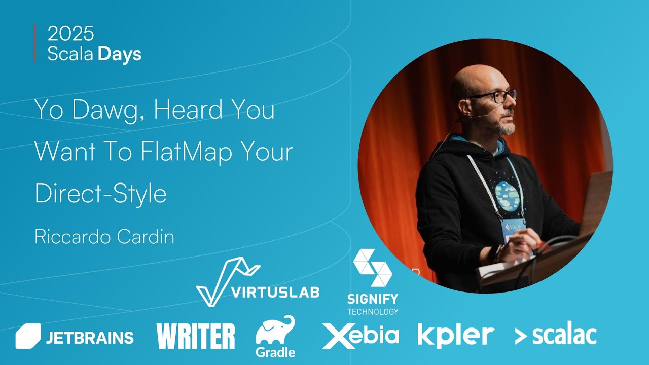 scala_lang's tweet card. Riccardo Cardin: Yo Dawg, Heard You Want To FlatMap Your Direct Style...