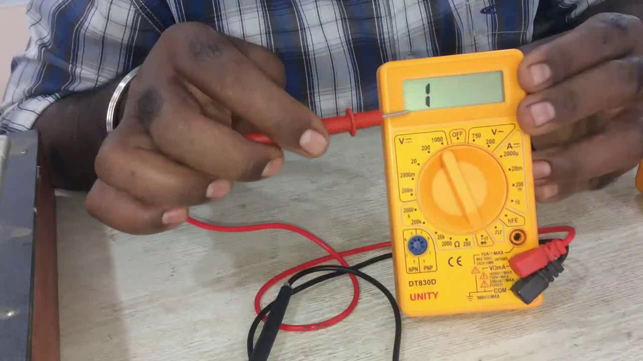 elangodigital's tweet card. multimeter testing and working in Tamil |EP-1