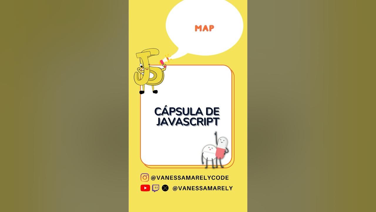 vanessamarely's tweet card. Cápsula #javascript - Map #aprendejavascript