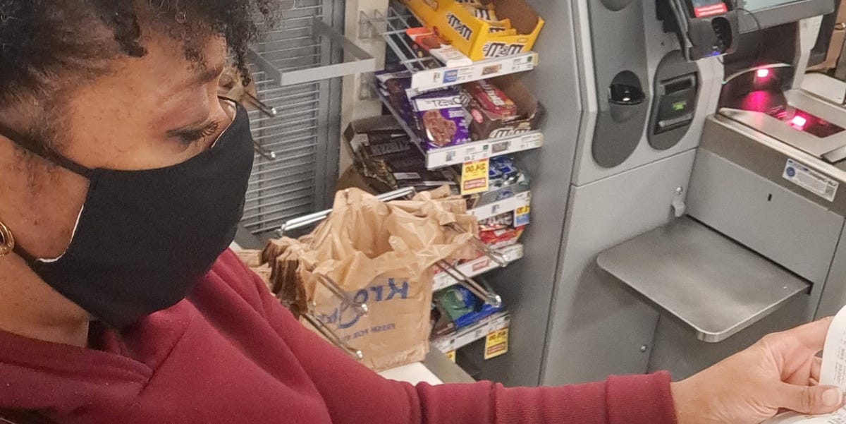 SpringFour_'s tweet card. Between November 2021 and March 2022, DeShena Woodard says she saw about a 20% increase in the cost of her staple food purchases like bacon and milk.