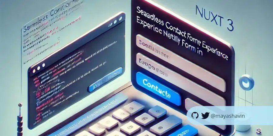 prod42net's tweet card. Learn how to use Netlify Form with Nuxt SSR pre-rendering to create a seamless contact form experience for your static site.