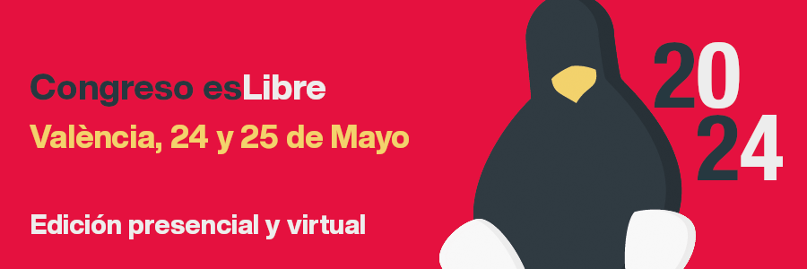 esLibre_'s tweet card. Propuestas de charlas, talleres y salas para esLibre