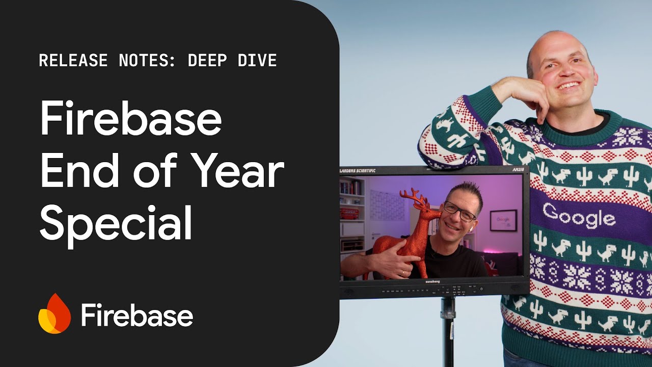 Firebase's tweet card. Top Features of 2025: AI, SQL & Real-time Updates | Firebase Release...