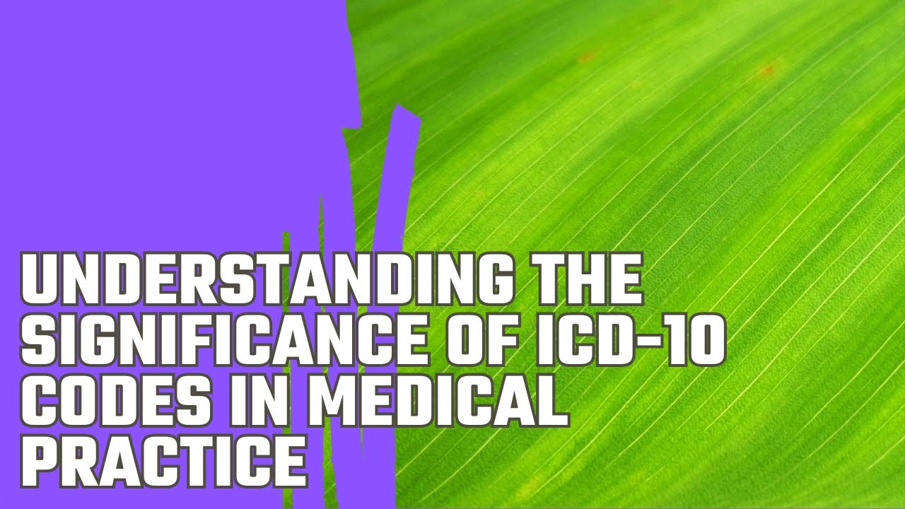 Integral_soln's tweet card. Understanding the Significance of ICD-10 Codes in Medical Practice