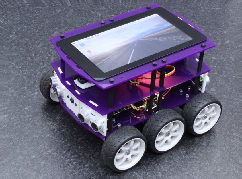 CodingMasterApp's tweet card. DiddyBorg V2 Robot Kit: The #DiddyBorg is a six-wheel powerhouse of a self-build #robot powered by a Raspberry Pi #RaspberryPi