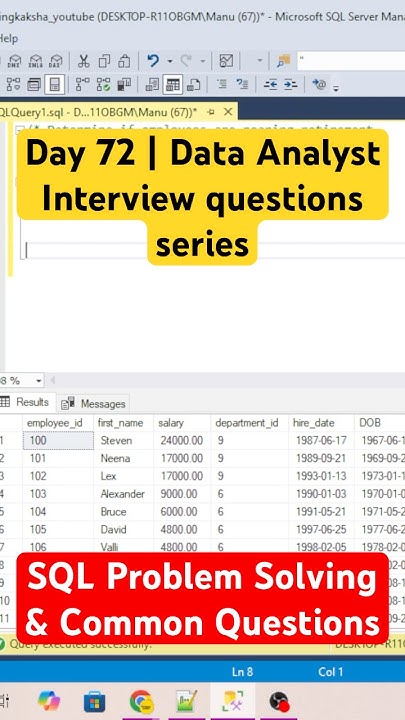 codingkakshaa's tweet card. Day - 72 | Data Analyst Interview: SQL Problem Solving & Common...