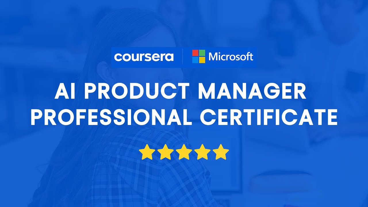 iOnlineCourses's tweet card. Microsoft AI Product Manager Professional Certificate Is Finally Live...