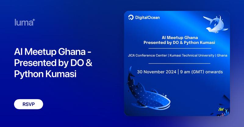 OliverMensahDev's tweet card. Join us for an insightful session on Cloud Computing with a focus on DigitalOcean's laas and PaaS offerings. n this event, we will explore the tools available…